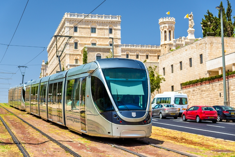 הרכבת הקלה בירושלים.